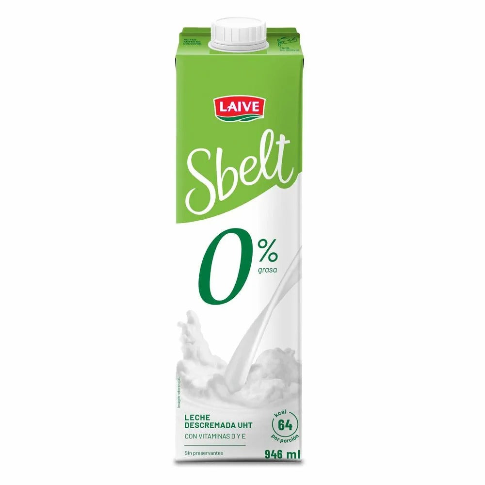Leche Descremada UHT Sbelt Laive 946ml