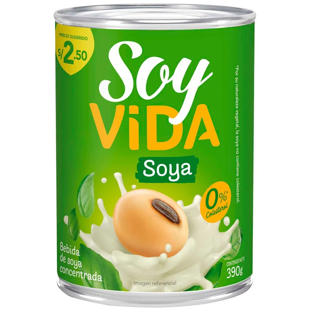 Bebida de Soya  Soy Vida Lata 390ml