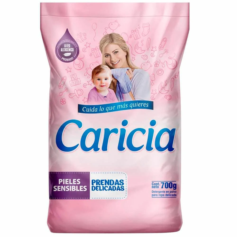 Detergente en Polvo Caricia Bebe 700Gr