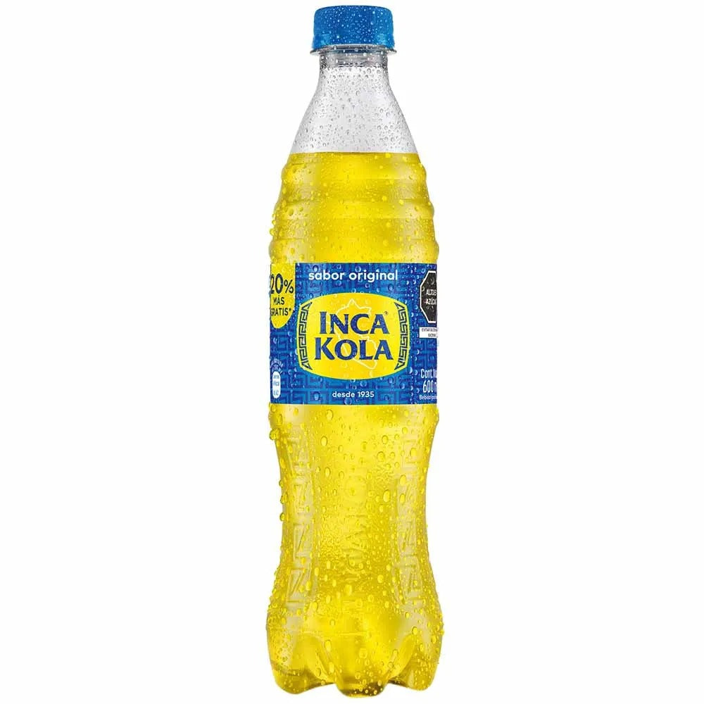 Gaseosa Inca Kola Sabor Original Botella 600ml