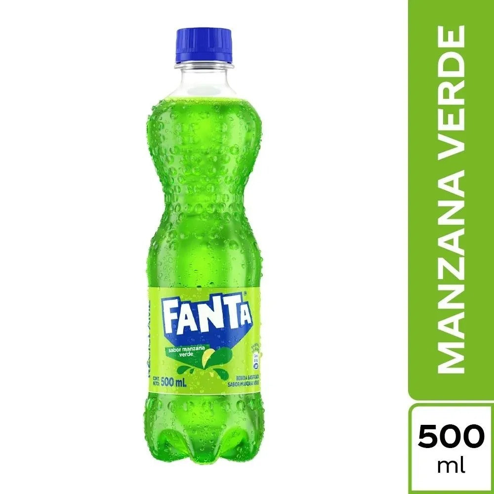 Gaseosa Fanta Manzana Botella 500ml