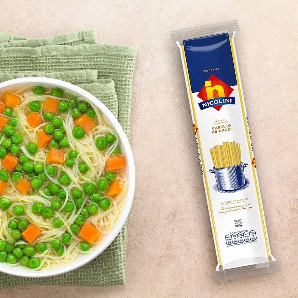 Fideos Nicolini Cabello De Ángel Bolsa 250g
