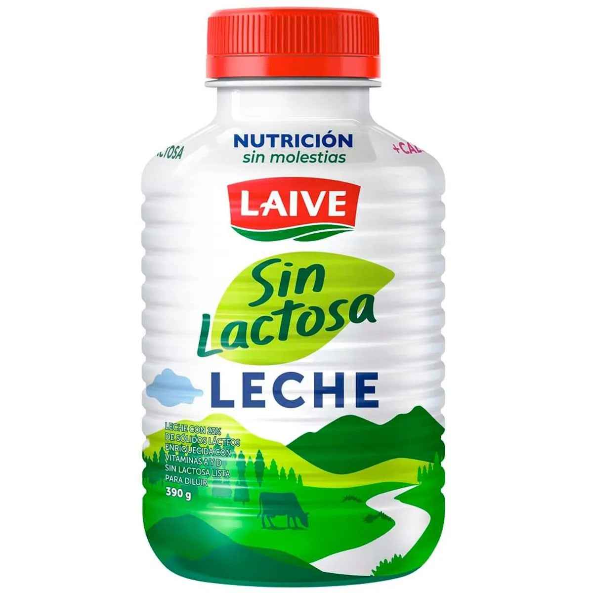 Leche Laive Sin Lactosa Botella 390Gr