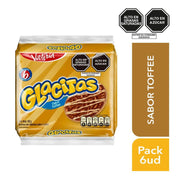 Galletas Glacitas Toffee Bolsa 6 Und 192G